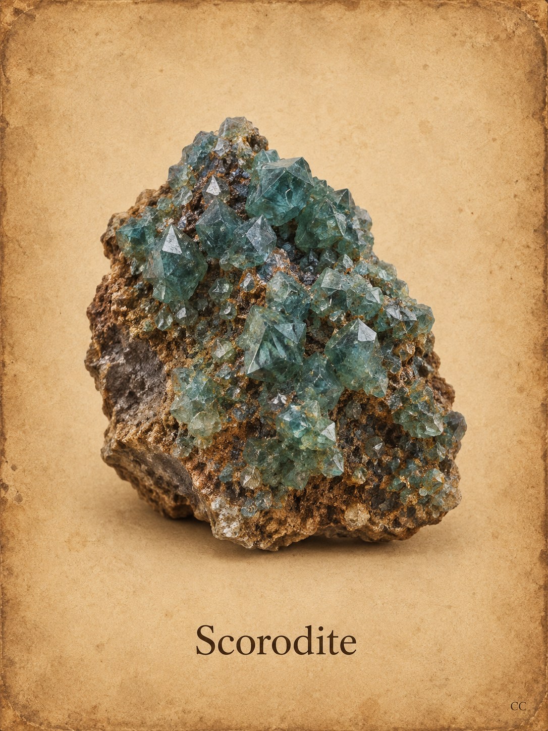 Scorodite specimen