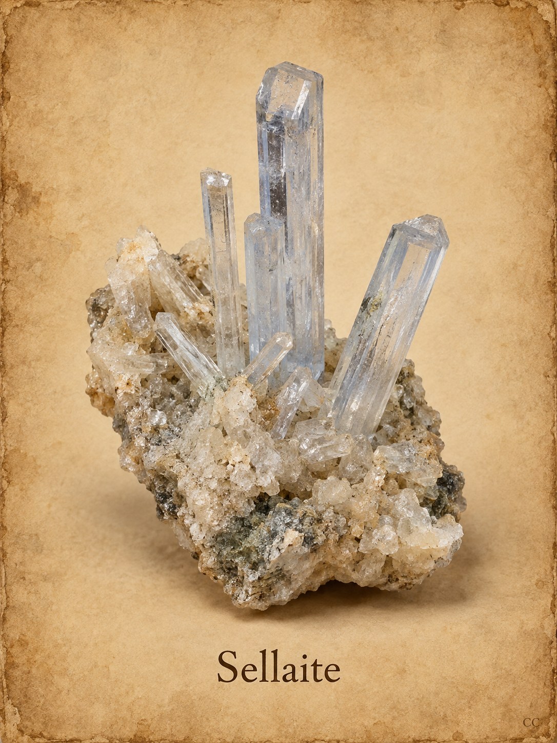 Sellaite specimen