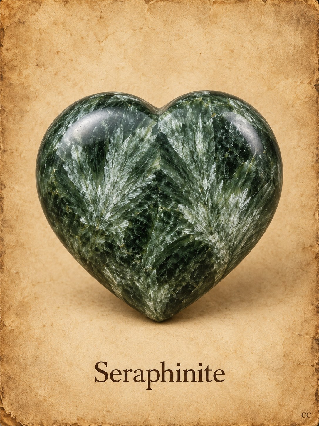 Seraphinite specimen