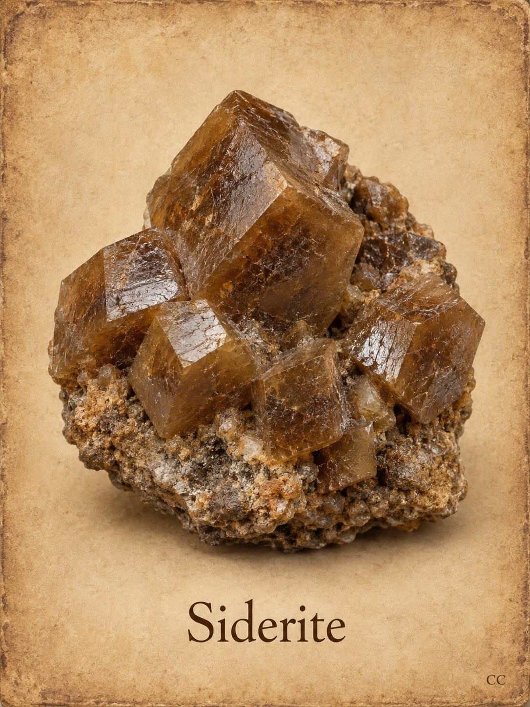 Siderite specimen