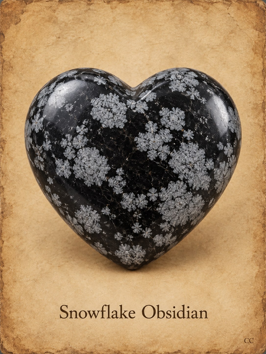 Snowflake Obsidian specimen