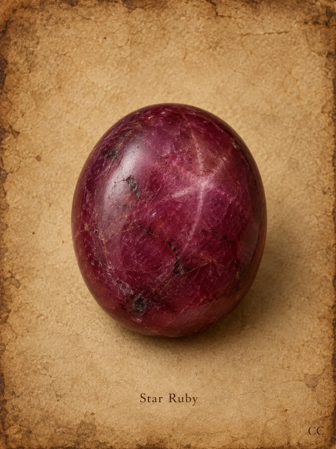 Star Ruby specimen
