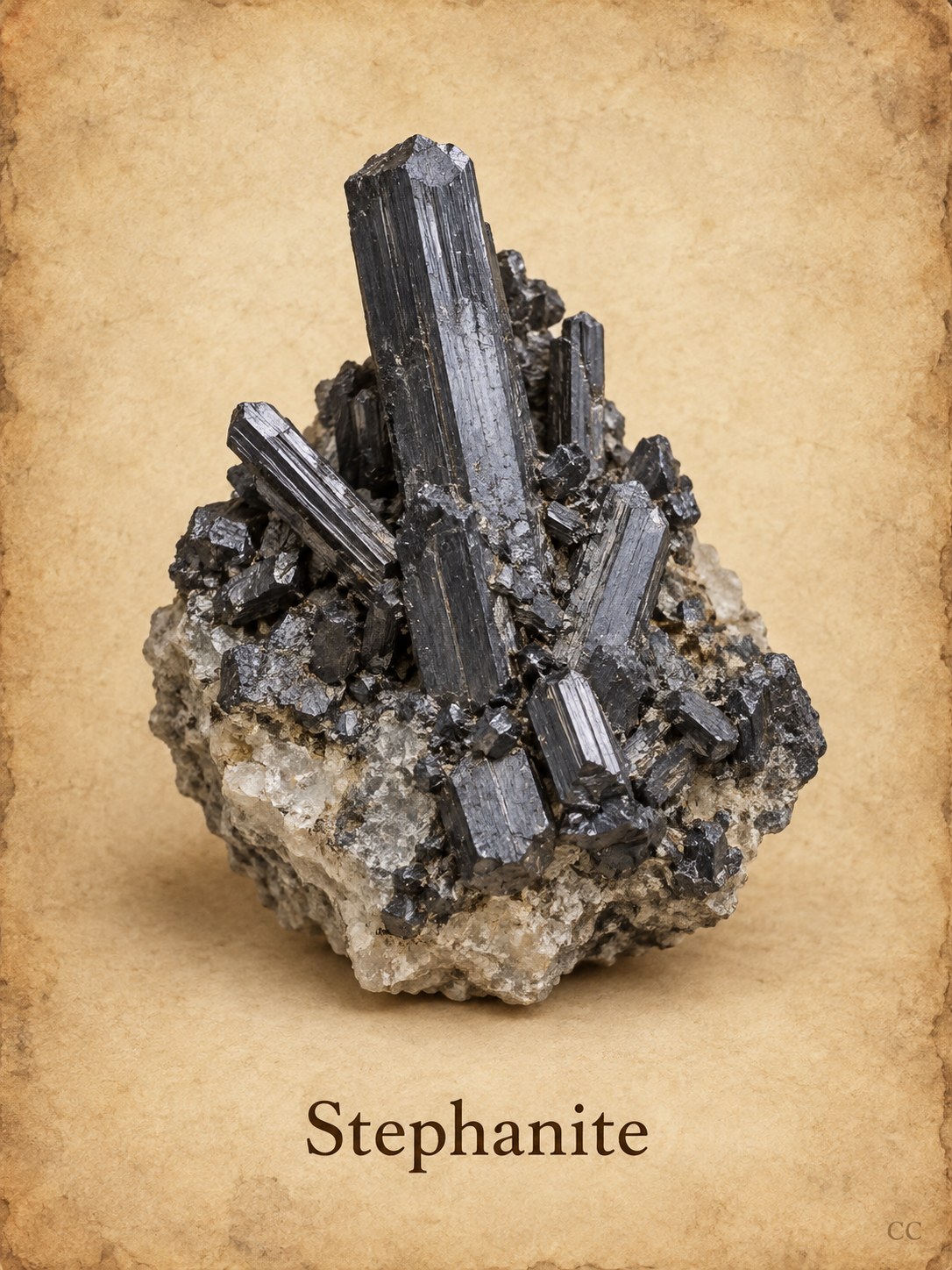 Stephanite specimen