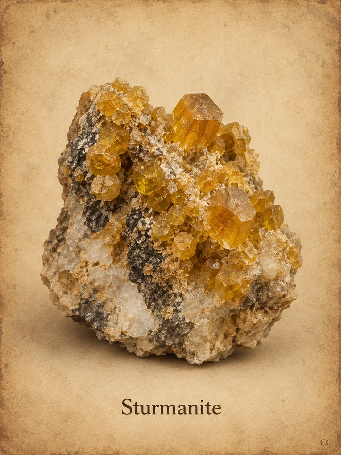Sturmanite specimen