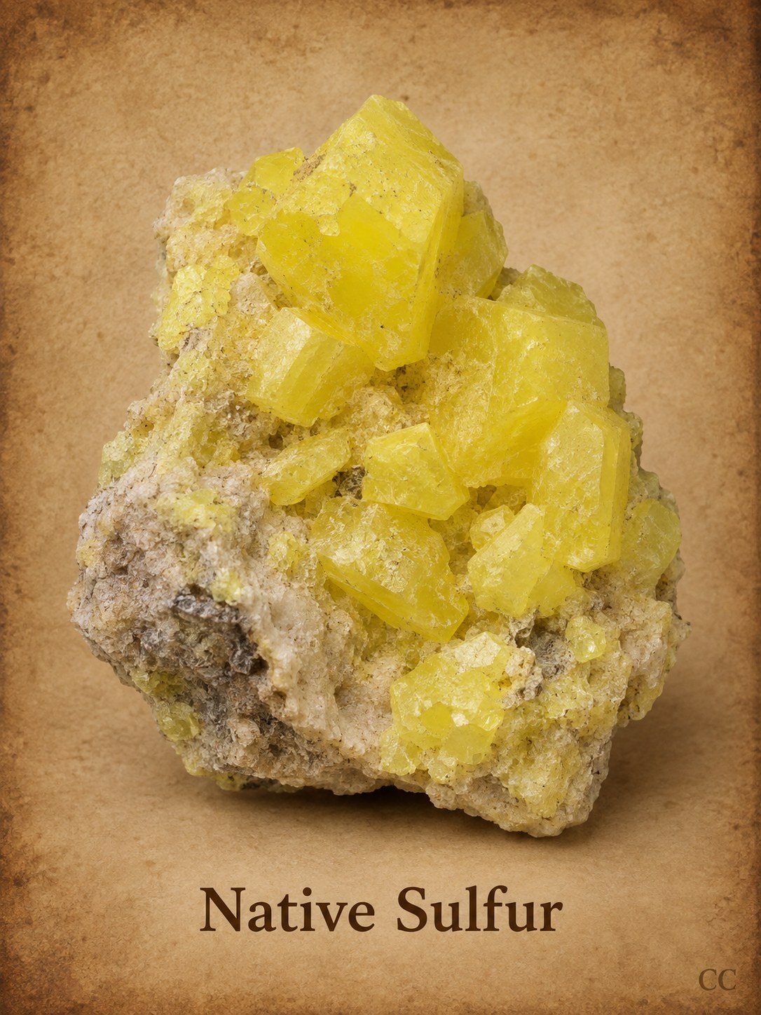 Native Sulfur specimen