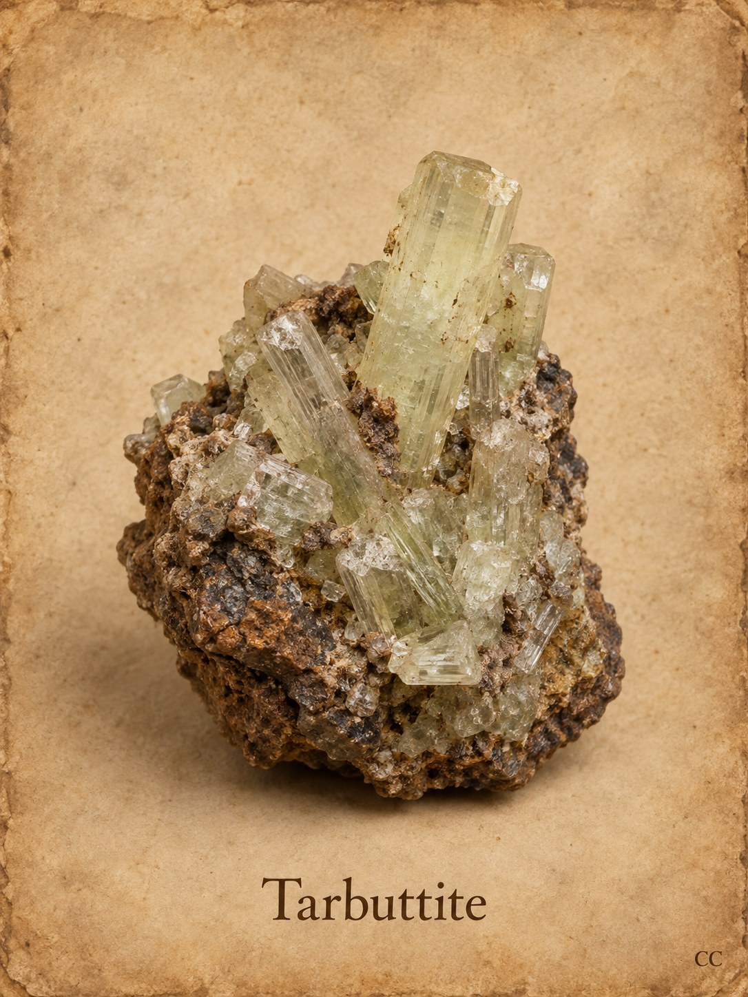 Tarbuttite specimen