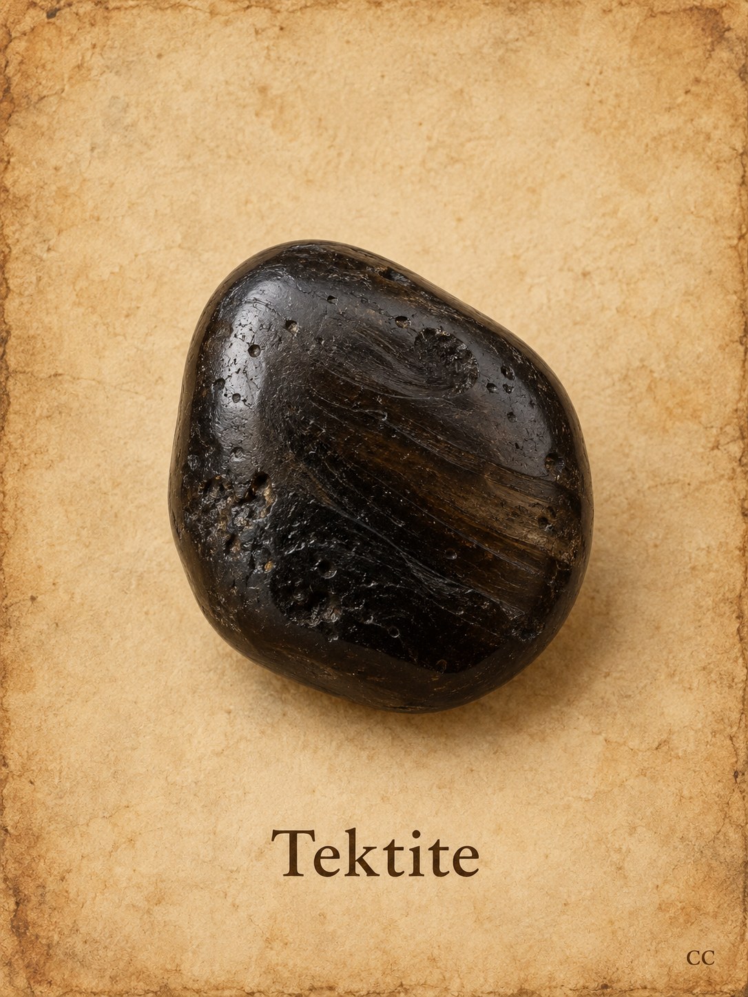 Tektite specimen
