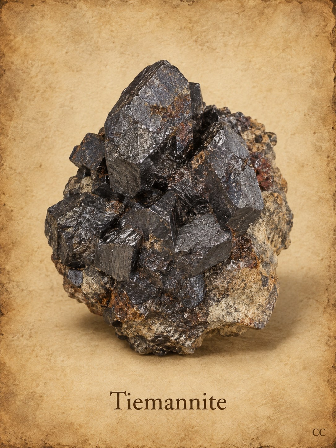 Tiemannite specimen