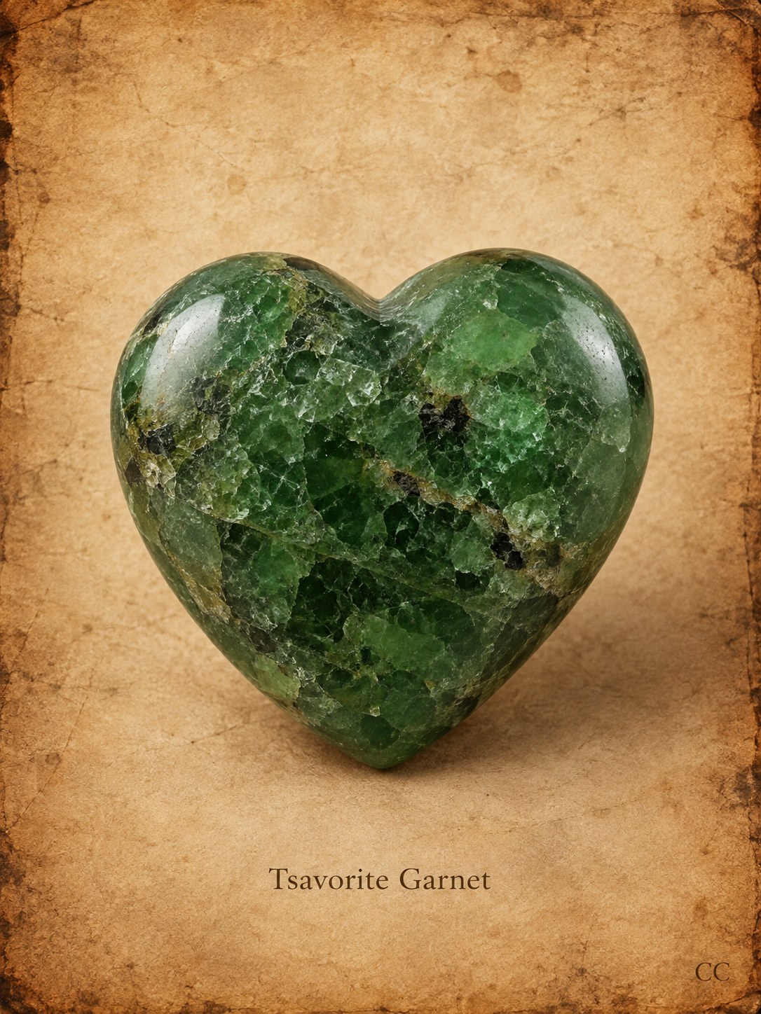 Tsavorite Garnet specimen