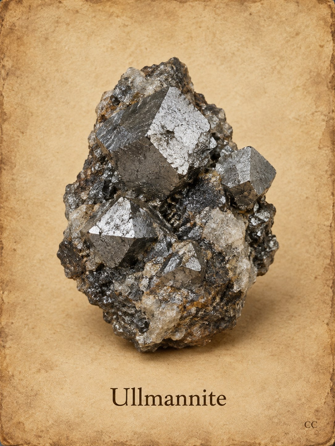 Ullmannite specimen