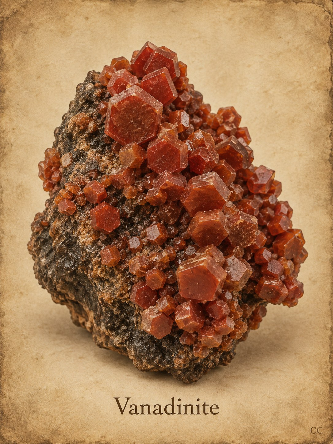Vanadinite specimen