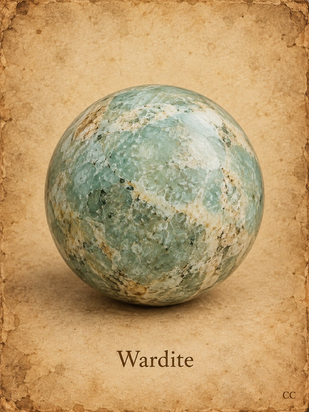 Wardite specimen