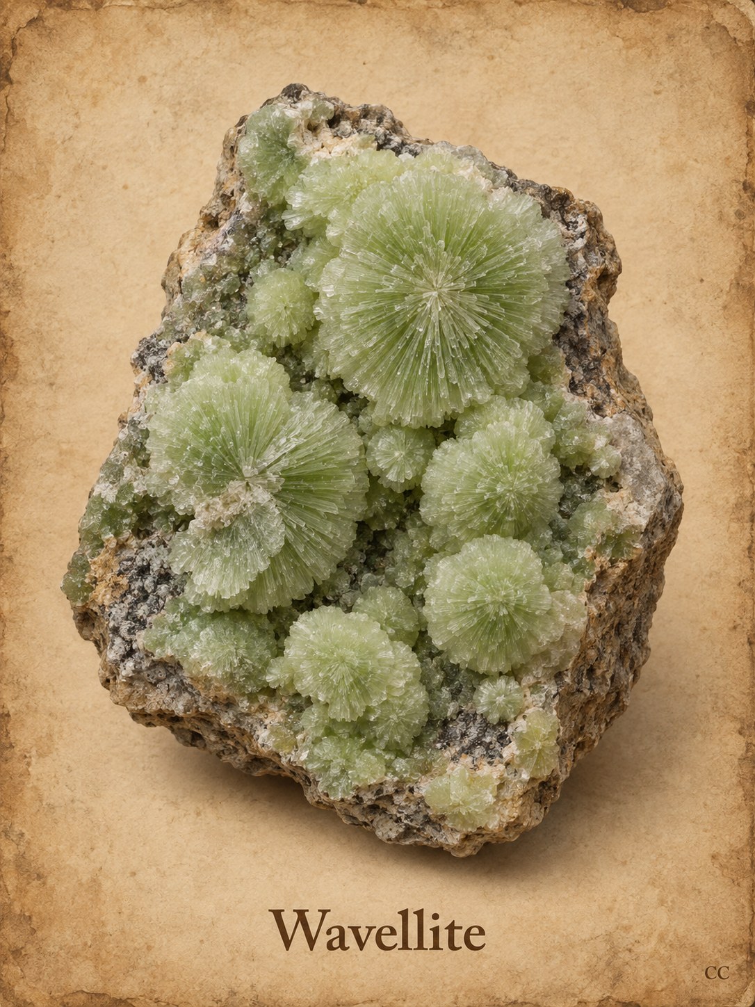 Wavellite specimen