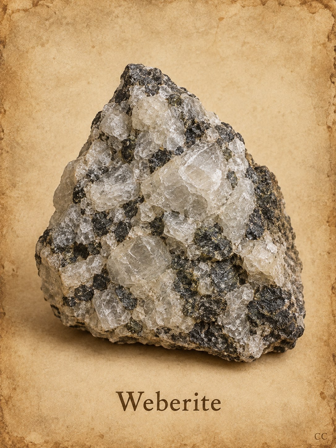 Weberite specimen