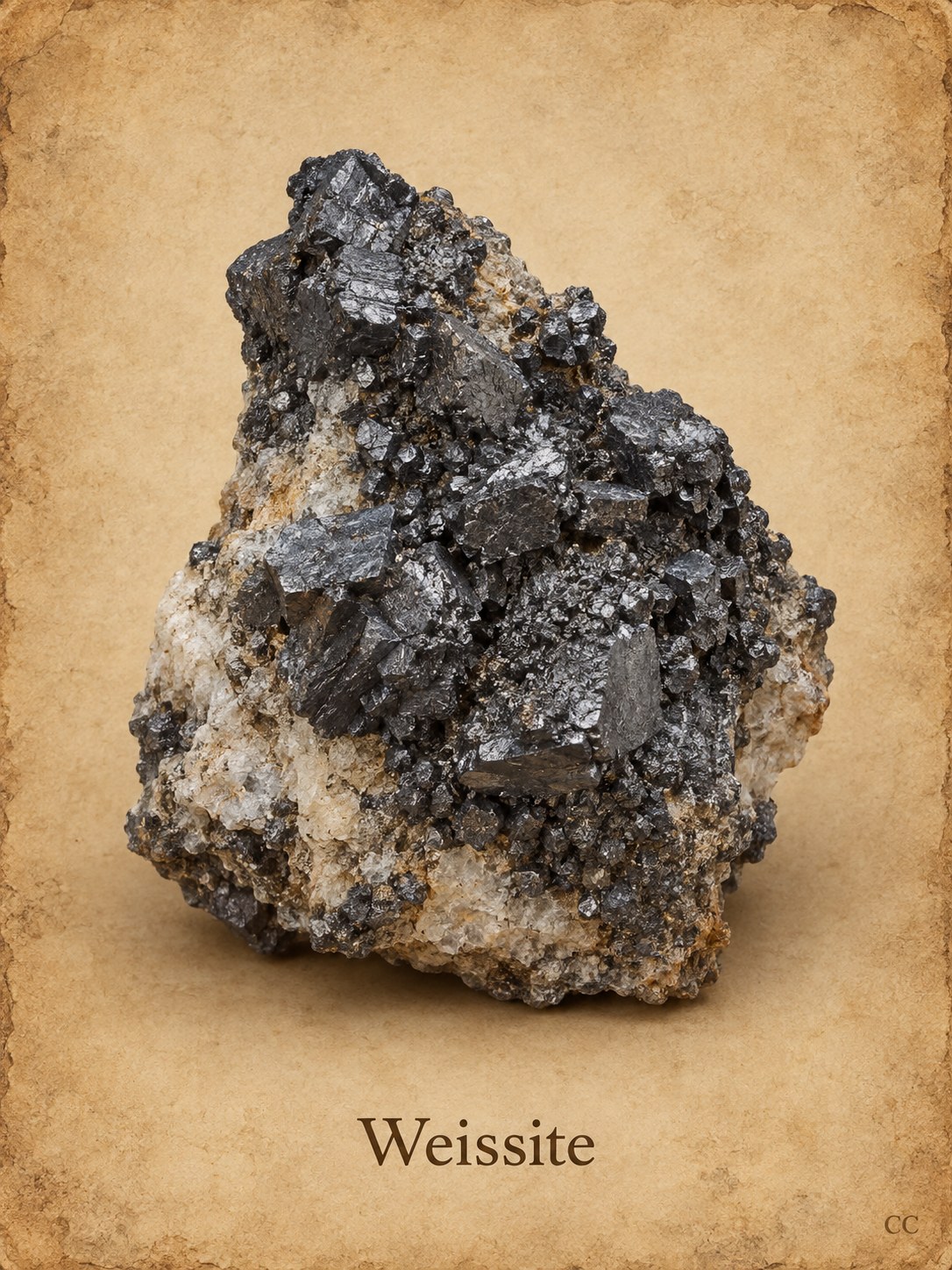 Weissite specimen