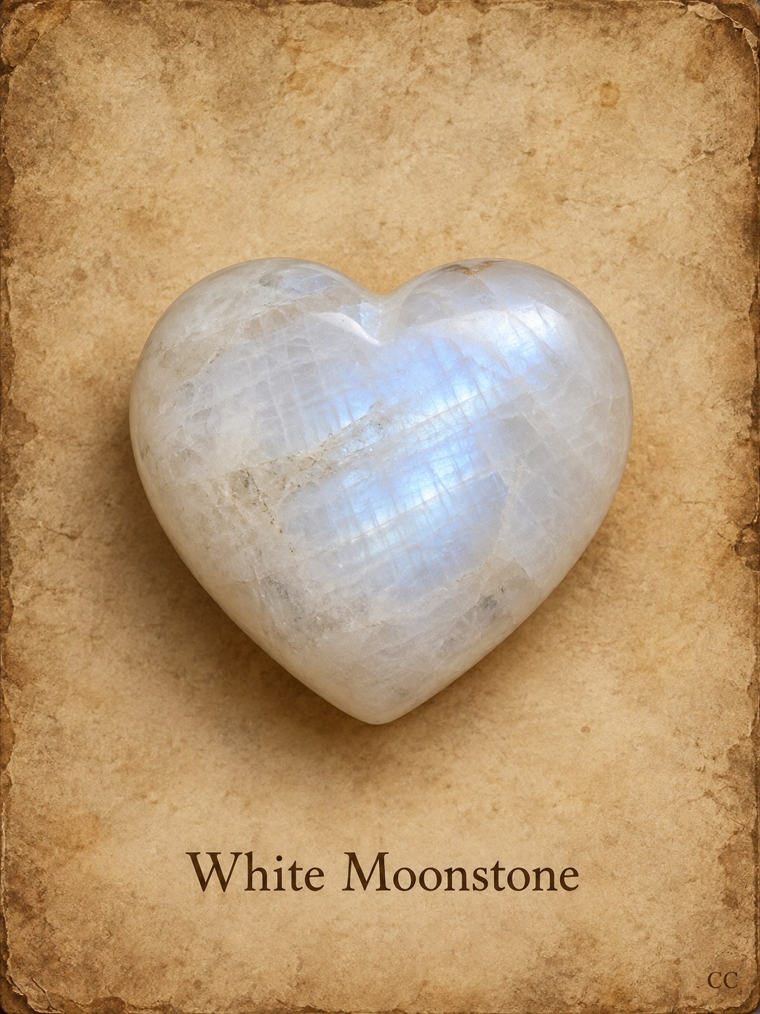 White Moonstone specimen