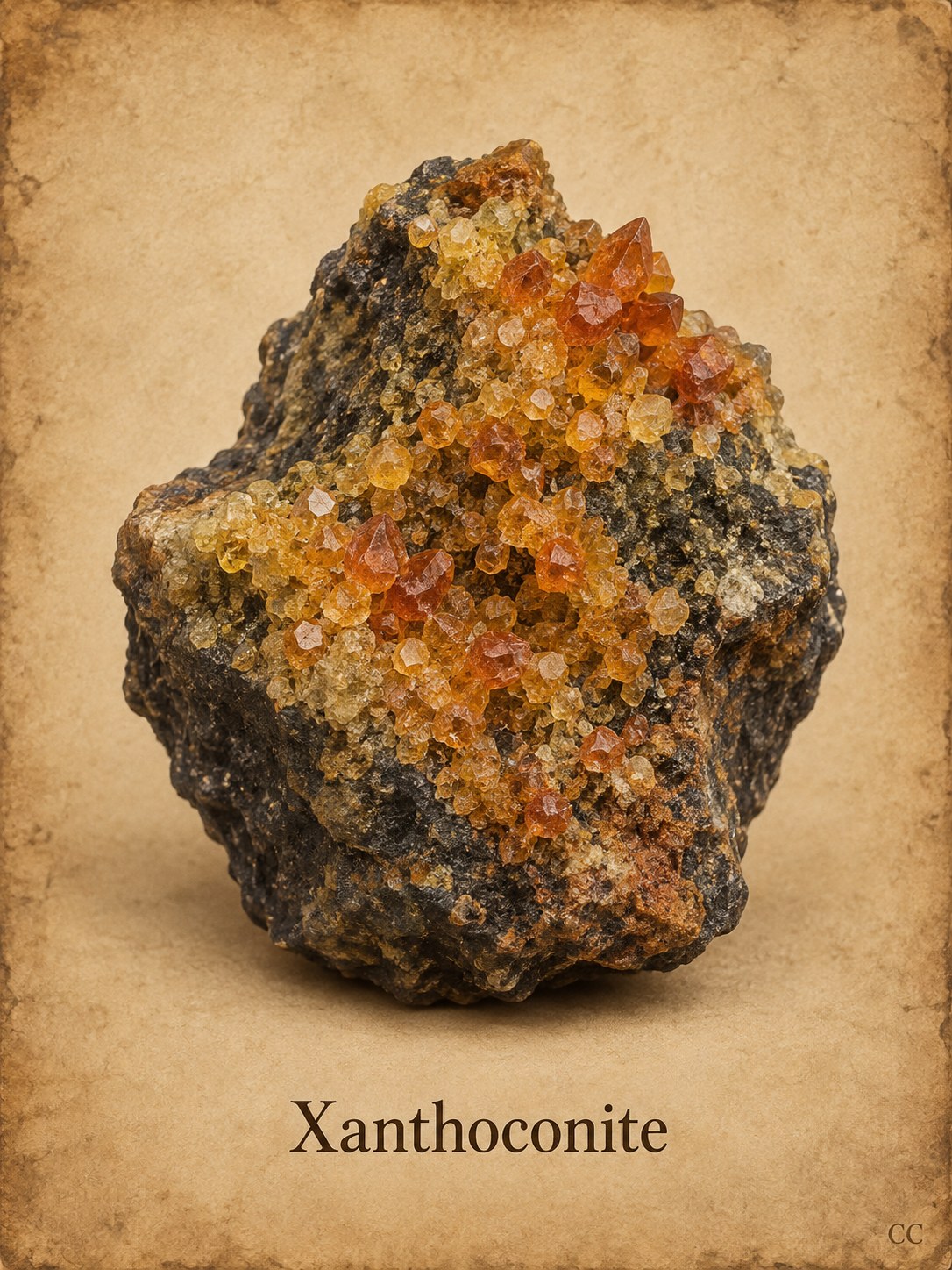 Xanthoconite specimen