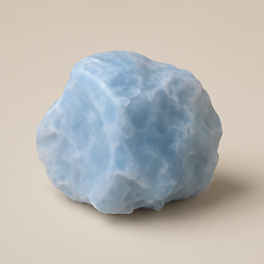 Blue Calcite specimen