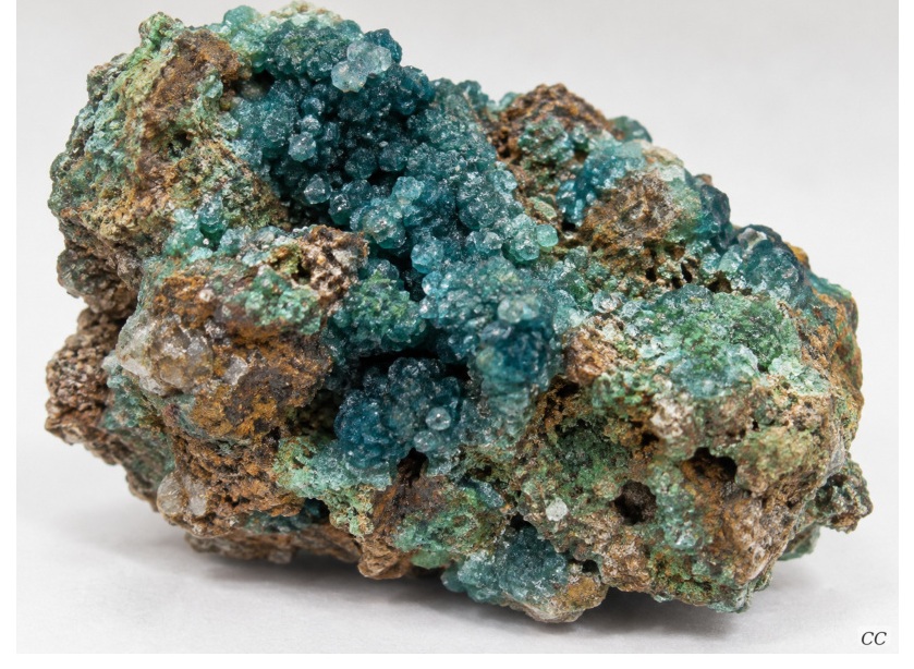 Caledonite specimen