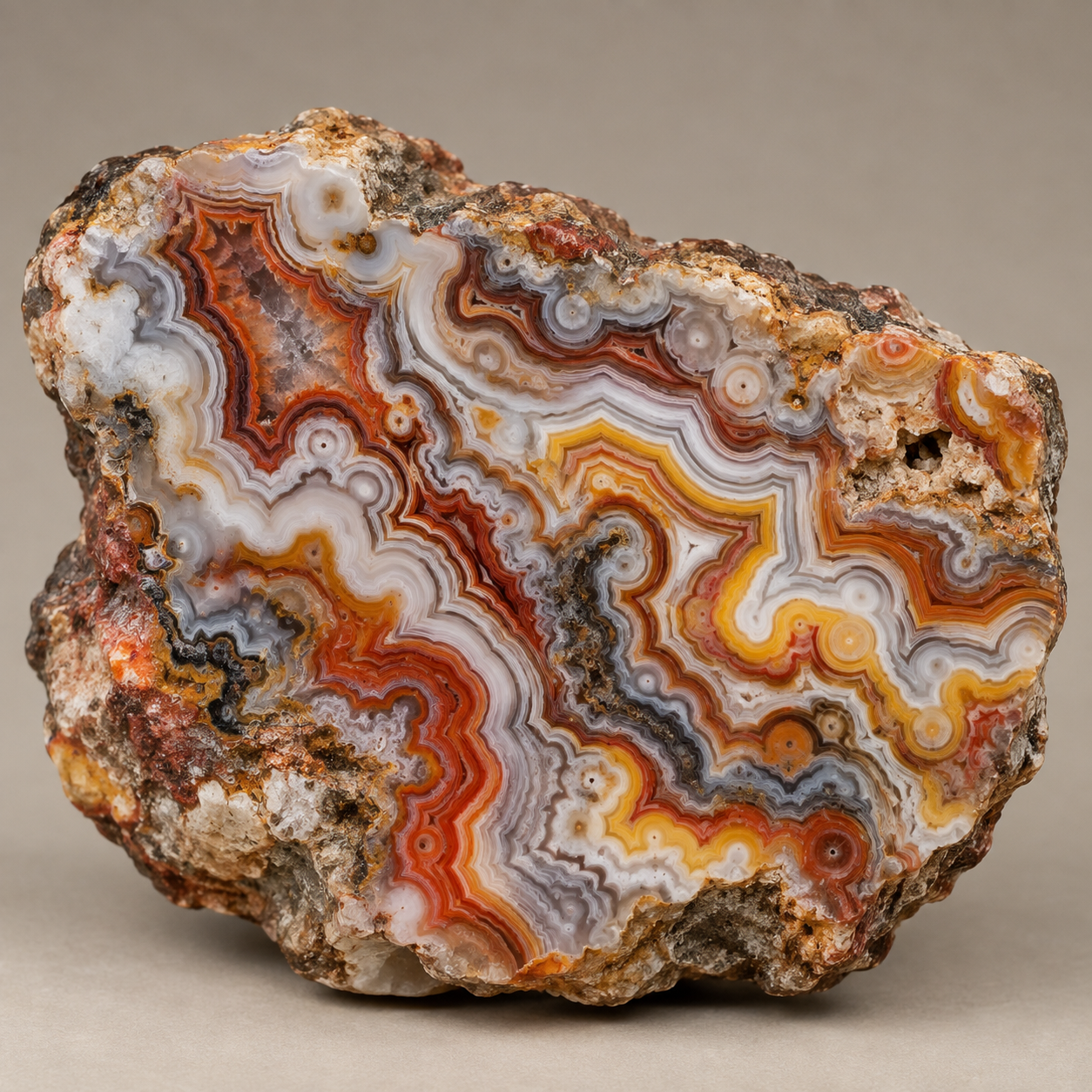 Crazy Lace Agate specimen