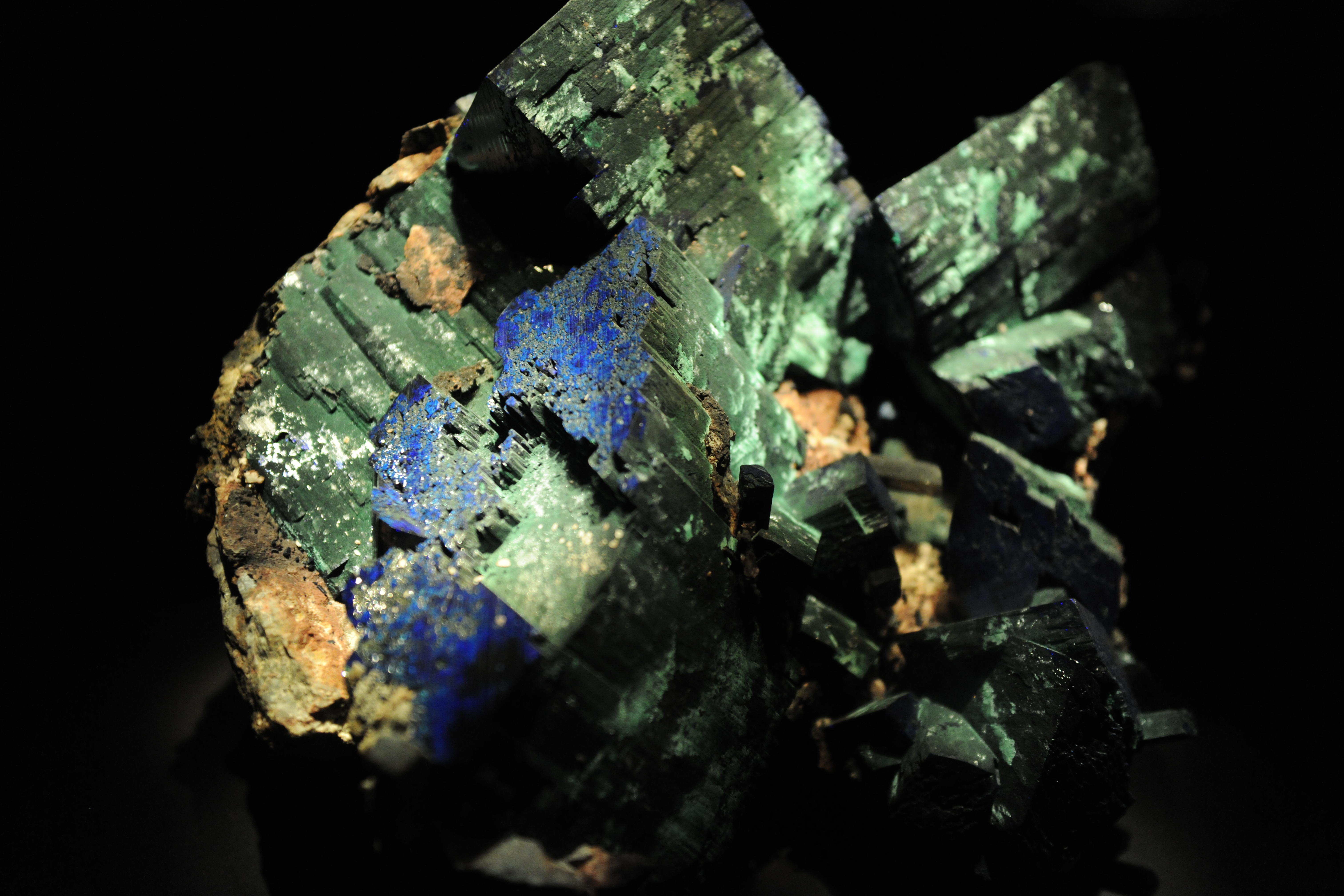 Malachite with Azurite specimen