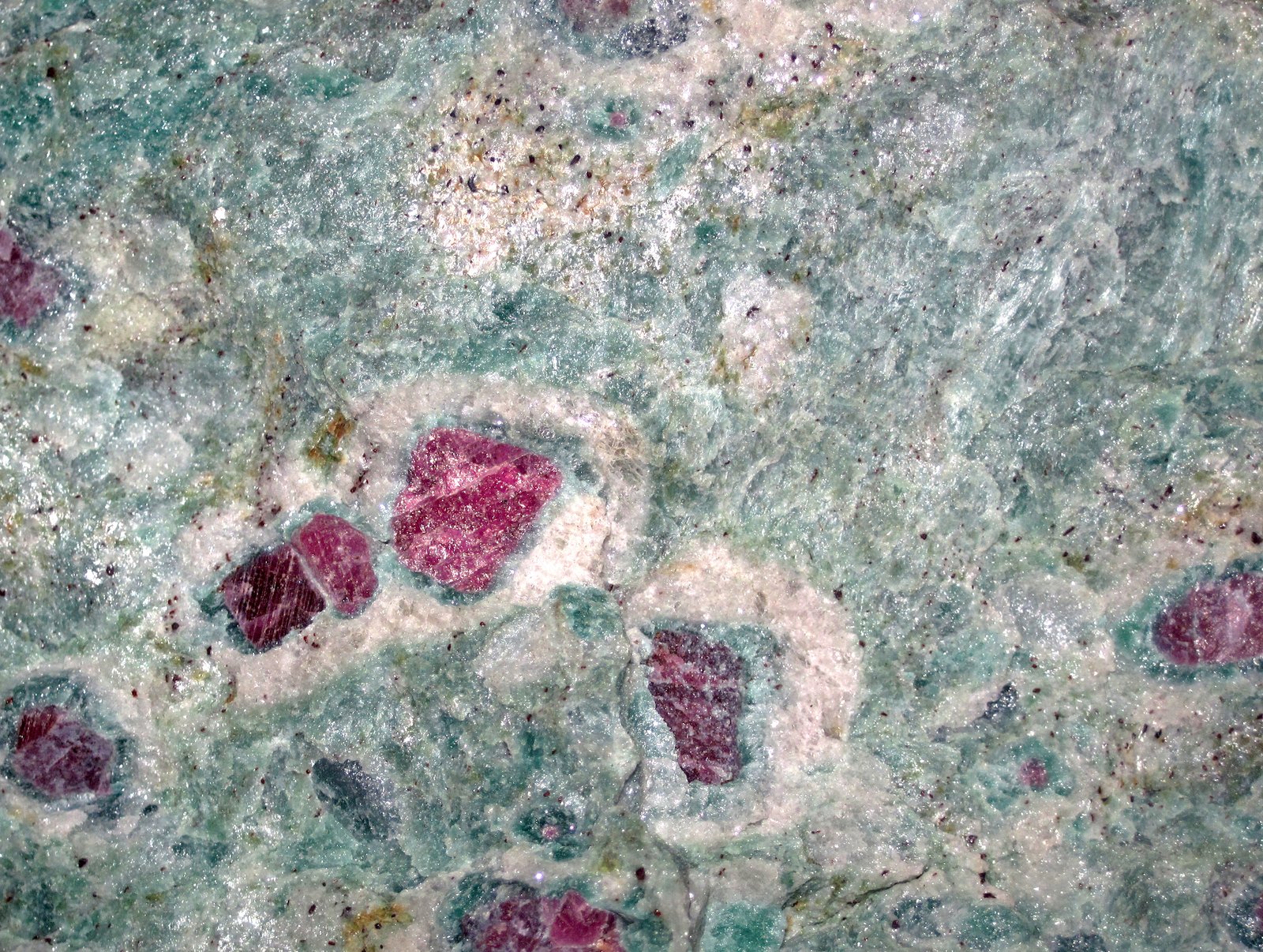 Ruby in Fuchsite specimen
