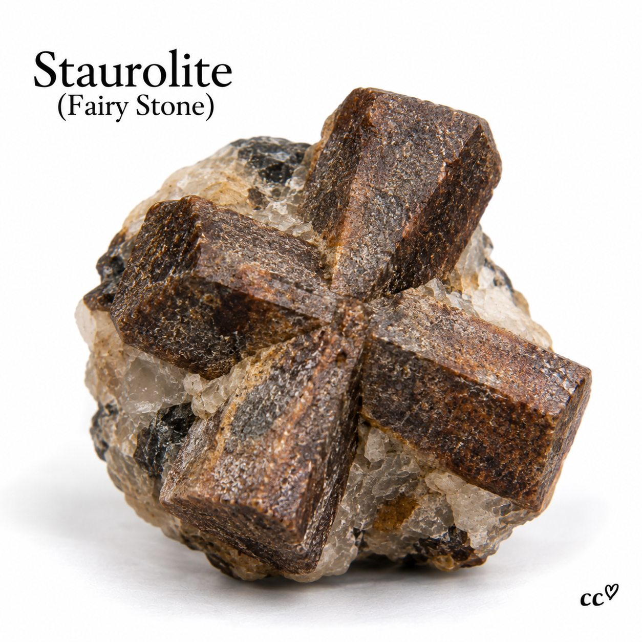 Staurolite (Fairy Stone) specimen