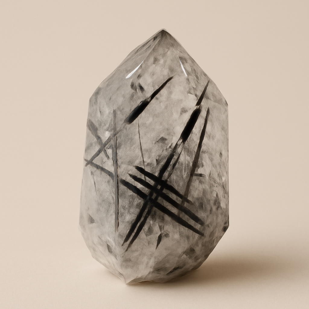 Tourmalinated Quartz specimen