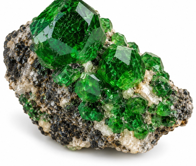 Tsavorite Garnet specimen