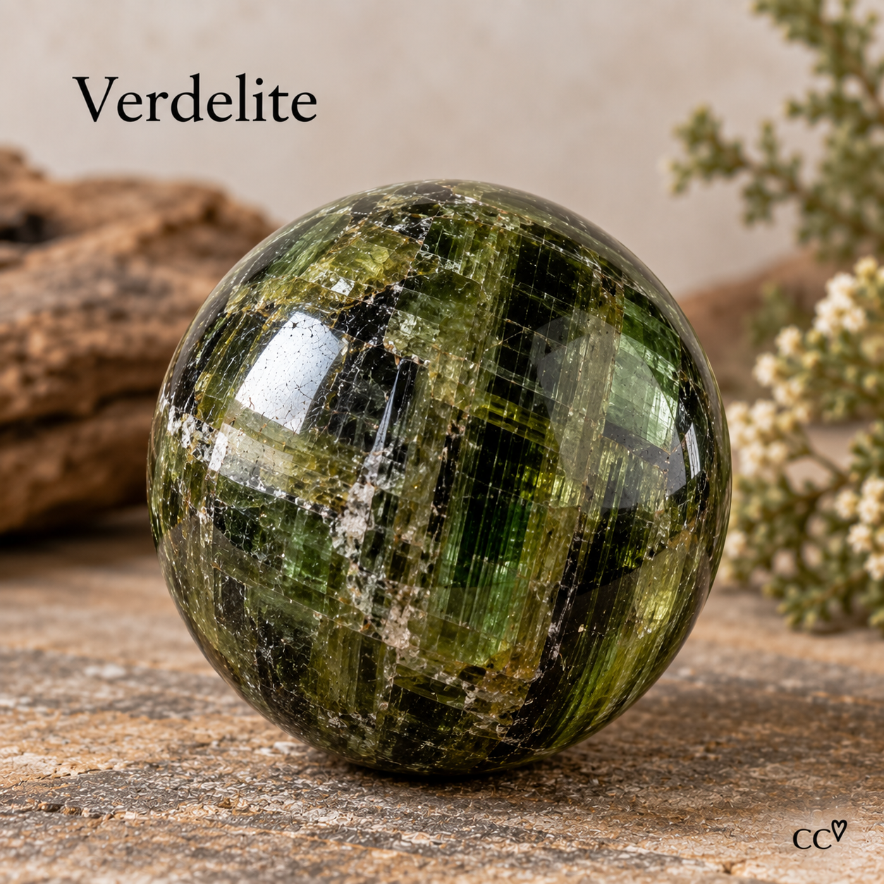 Verdelite specimen